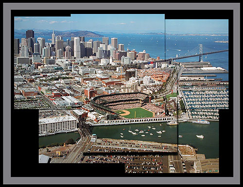 Pac Bell / AT&T Park Overlay, Photo by Dennis Kohn